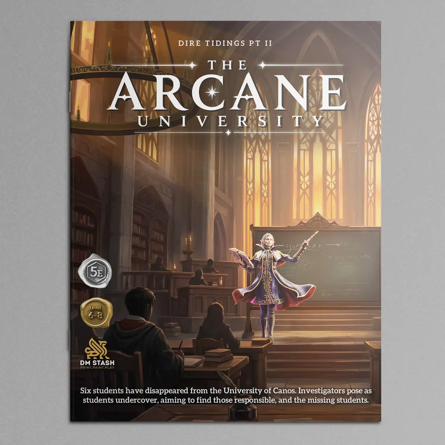 The Arcane University campaign cover