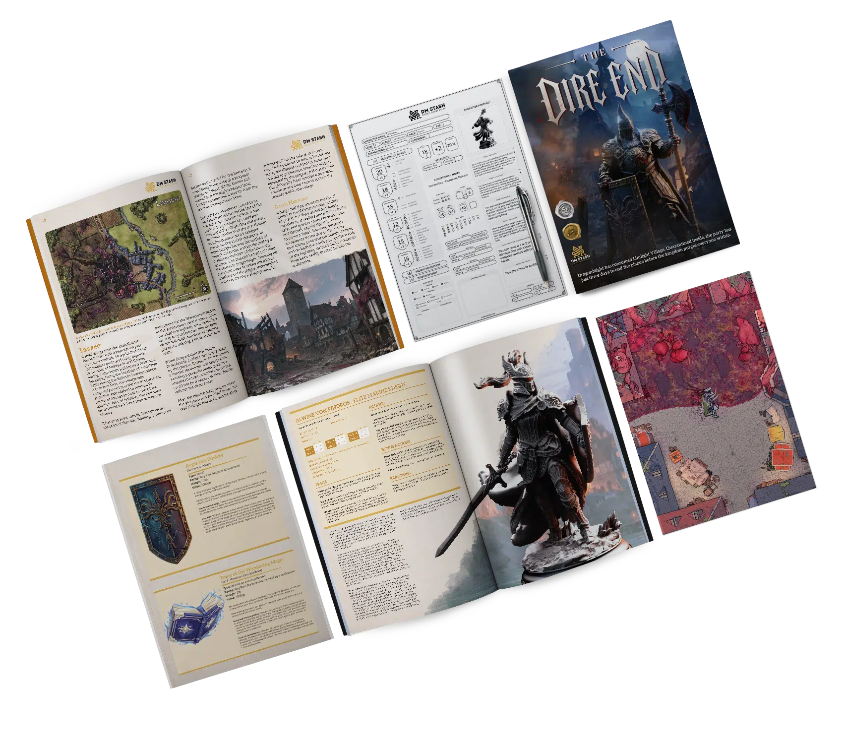 The Dire End campaign book