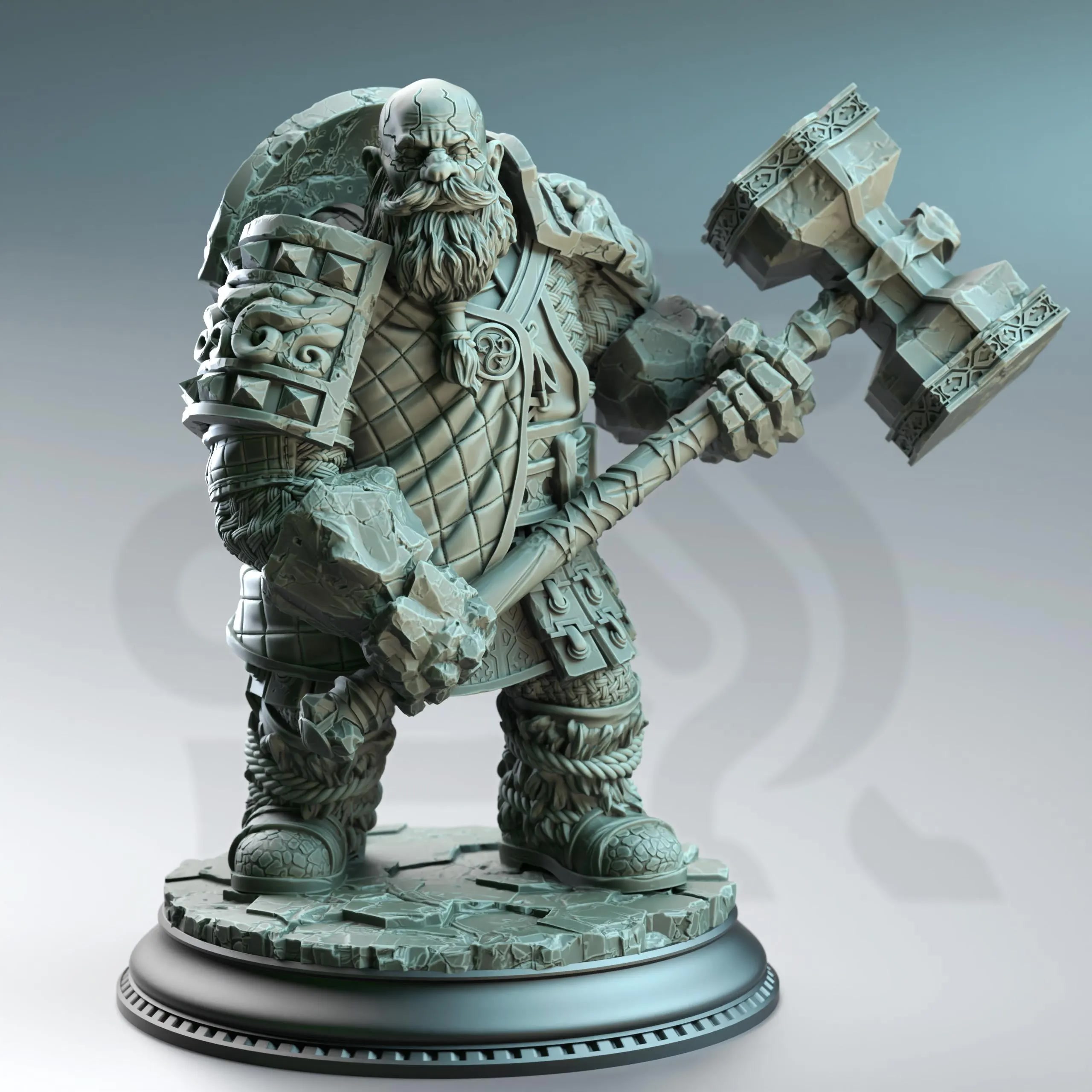 Kilroy of Voksnja – Earth Elemi Dwarf Cleric - Image 2