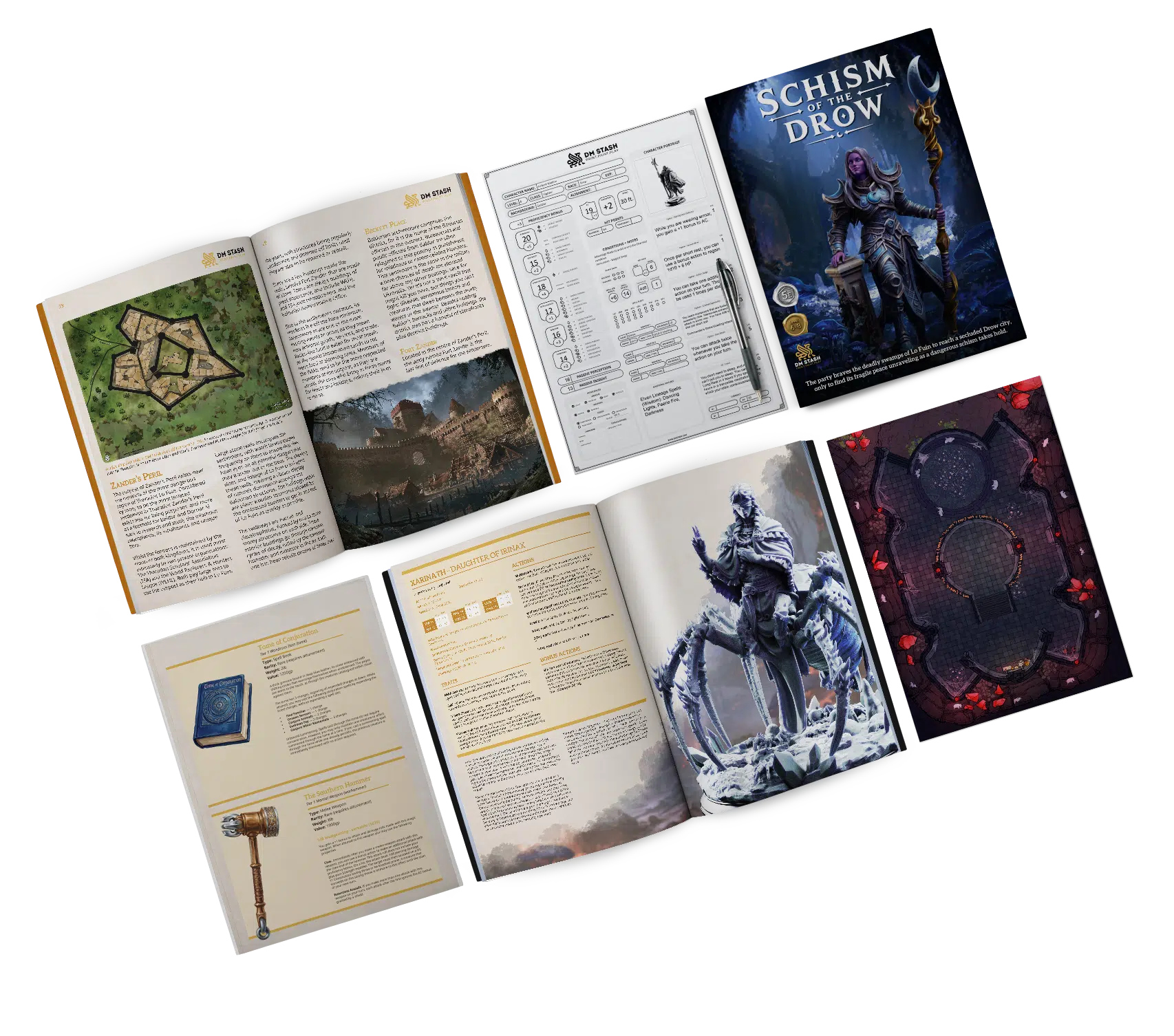 Schism of the Drow campaign book