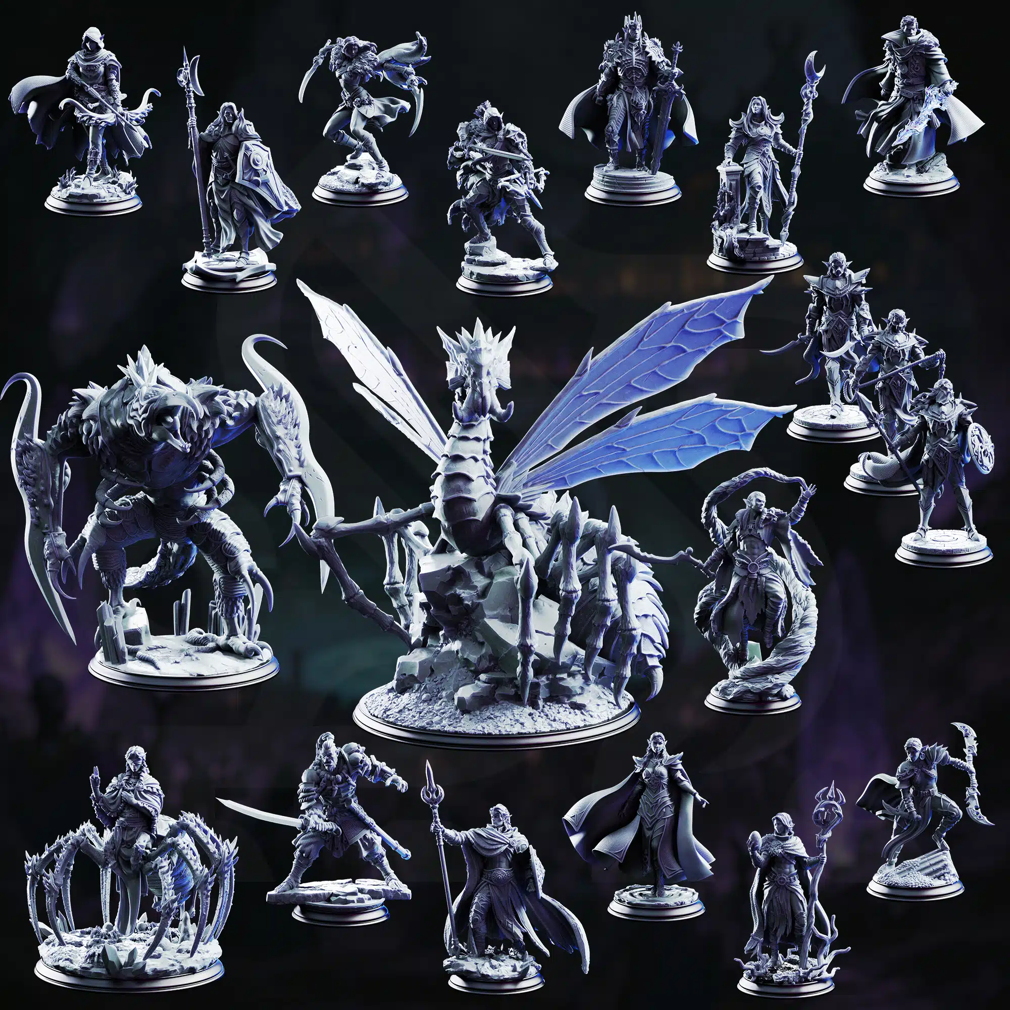 Schism of the Drow miniatures